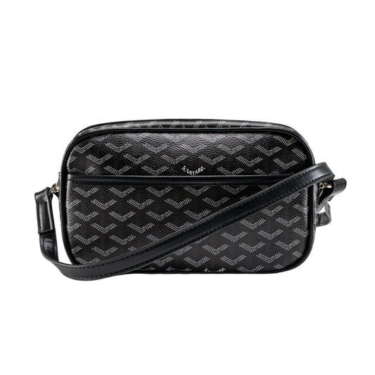 Elegant Monogram Crossbody-handväska – Minimal lyx för vardagliga stunder