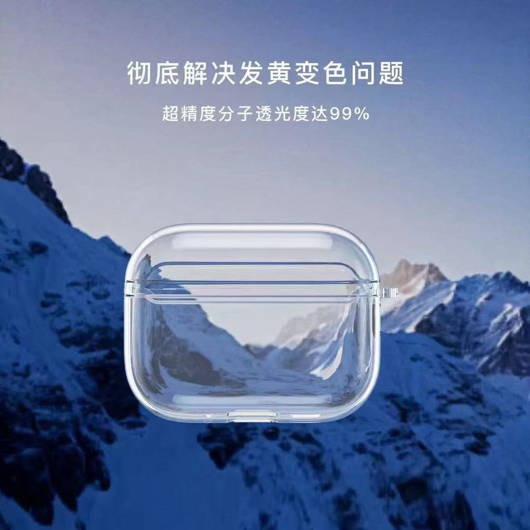 Cás AirPods Trédhearcach le Hook Miotail