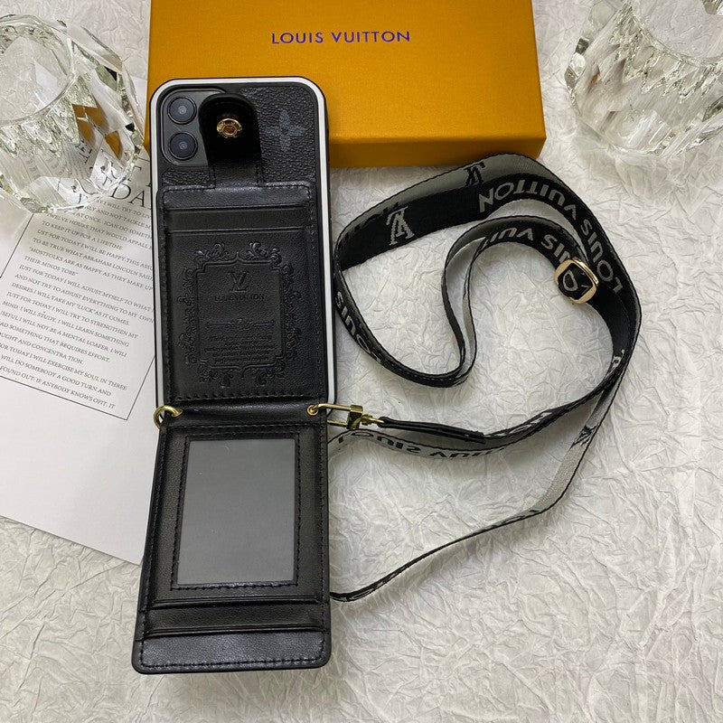 Luxusní pouzdro na iPhone Card Bag Řetízek