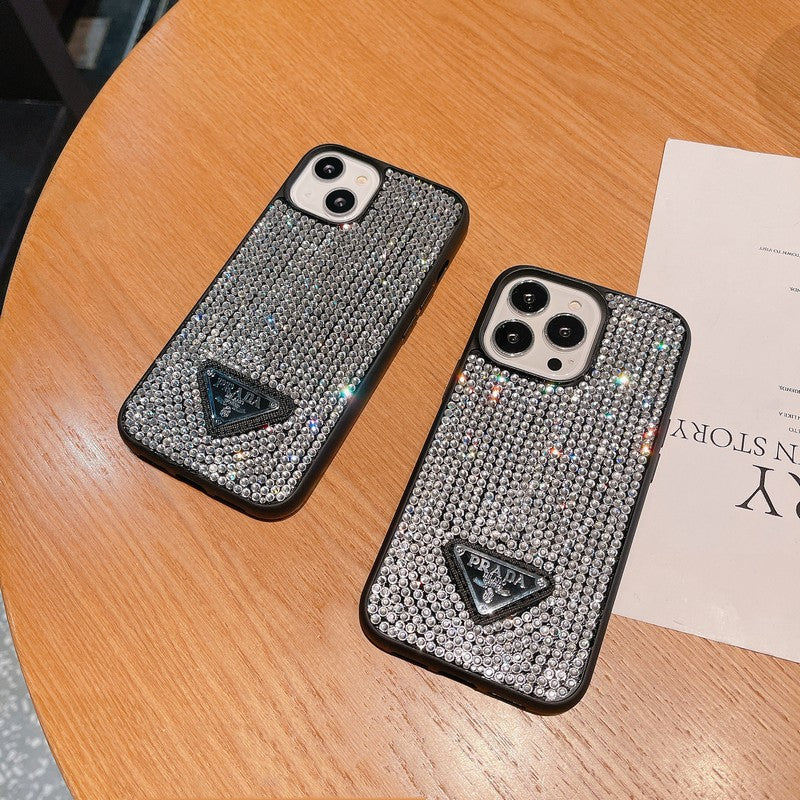 Luxusní Diamond Crossbody Chain pouzdro na iPhone
