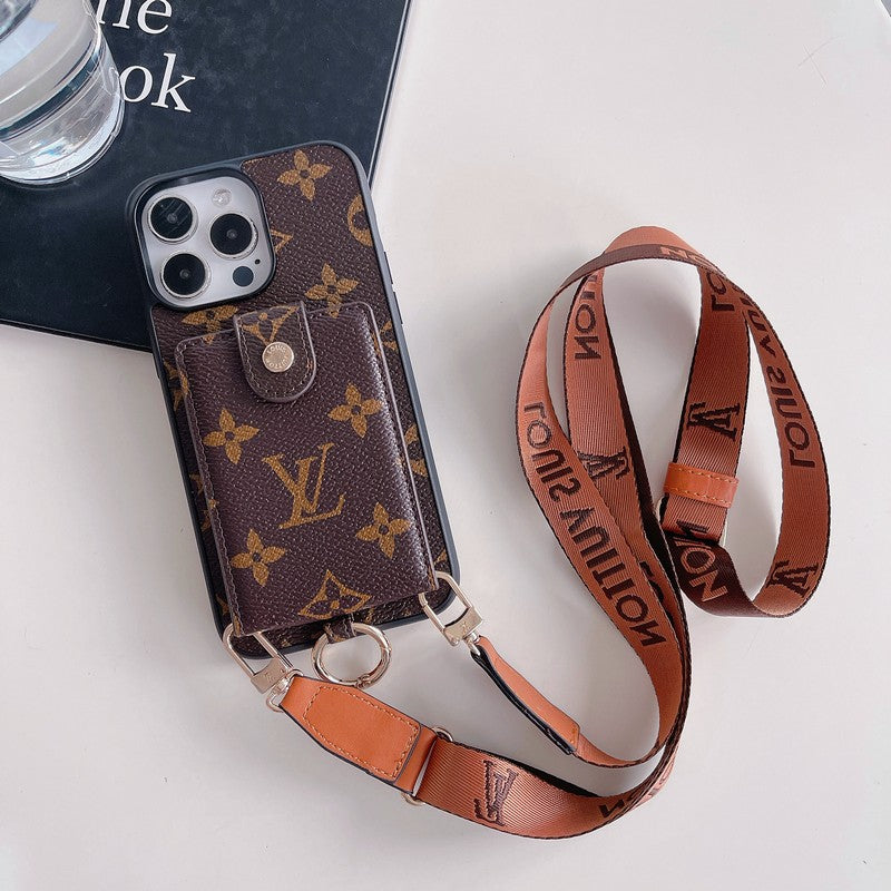 Luxusní taška na karty Classic Řetězové pouzdro na iPhone