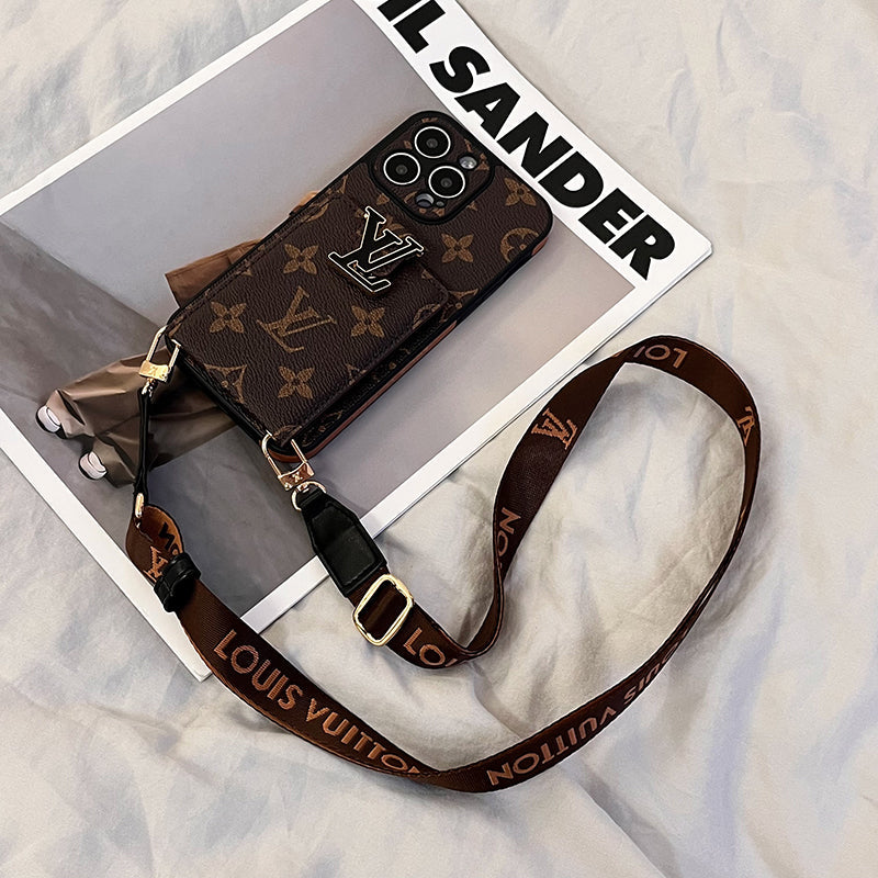 Luxusní pouzdro na iPhone Card Bag Řetízek