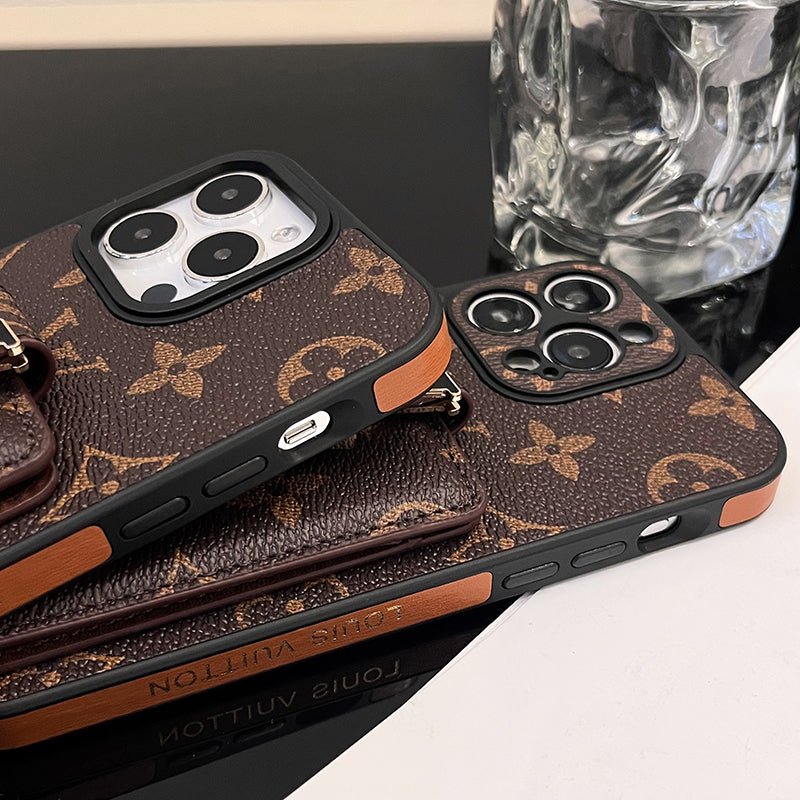 Luxusní pouzdro na iPhone Card Bag Řetízek