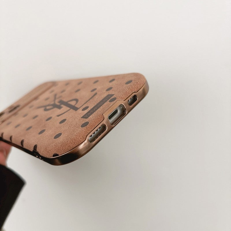 Saint Brown bőr iPhone tok