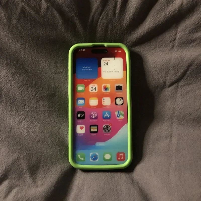Roztomilý kreslený Labubu Zimomo silikon se stojánkem | Hnědý/růžový - obal na iPhone