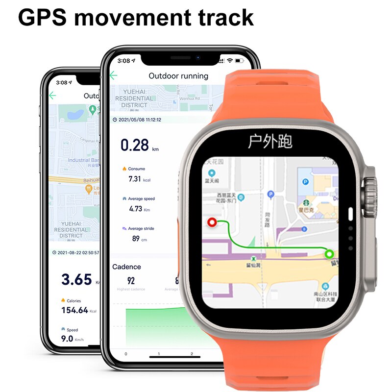 Apple Watch용 Smart Watch 시리즈 Ultra Bluetooth 통화