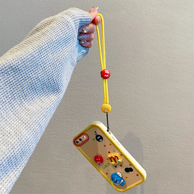 Custodia per telefono in pelliccia di Labubu Cartoon 3D per Samsung con custodia morbida in peluche Kuromi Toy