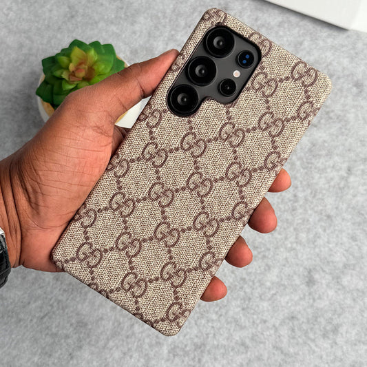 Étui en cuir Pu Patern de luxe de qualité supérieure pour Samsung Galaxy