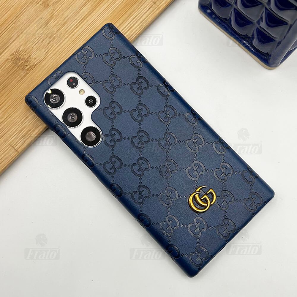 Luxusní kožené pouzdro prémiové módní značky pro Samsung Galaxy