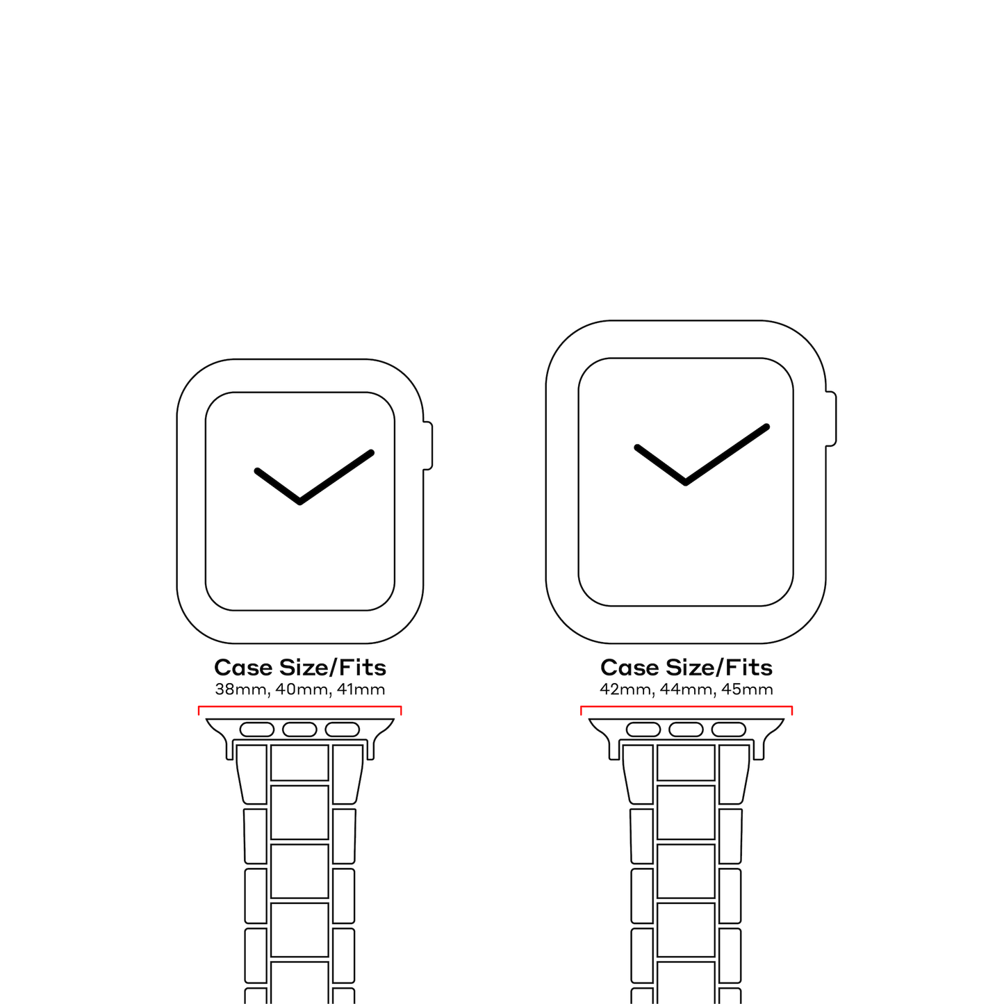 Pásek na Apple Watch v bílé barvě