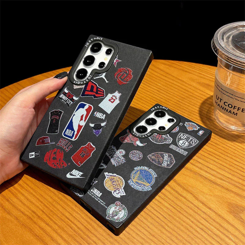 바구니 공 NBA 디자인 자석 삼성 케이스