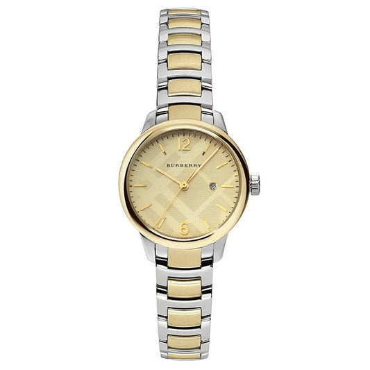 Burberry Ladies Classic Gold 32mm Watch