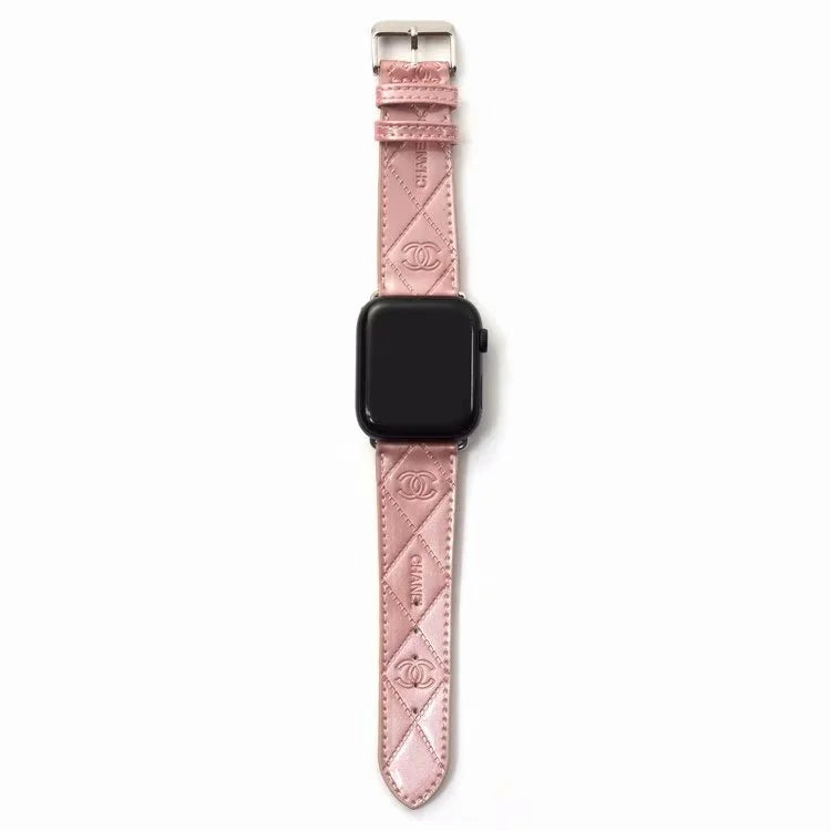 LESKLY KOŽENÝ NÁRAMEK NA HODINKY APPLE