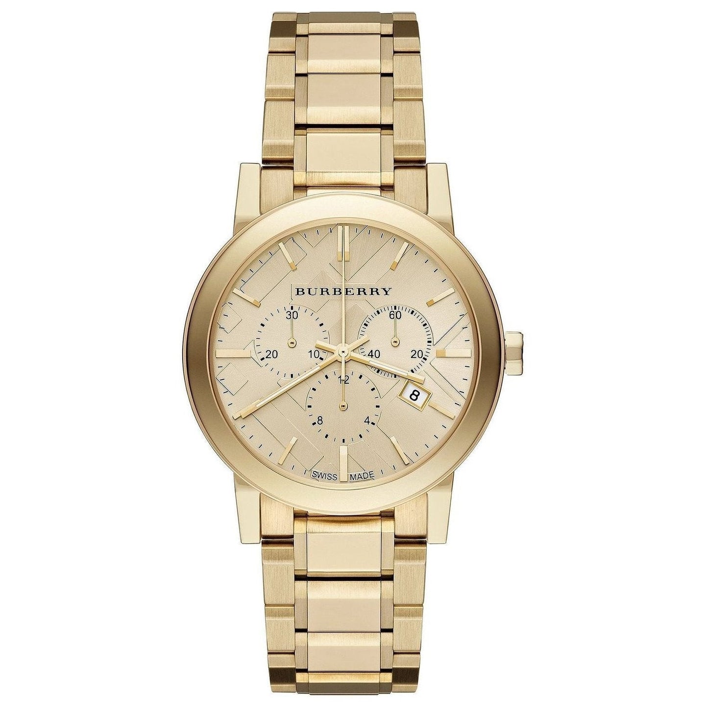 Burberry Gold Tone Chronograph 38mm Watch