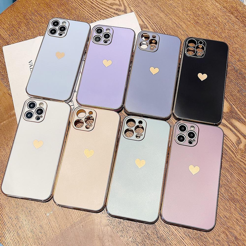 Love Heart Full Cover pouzdro na iPhone