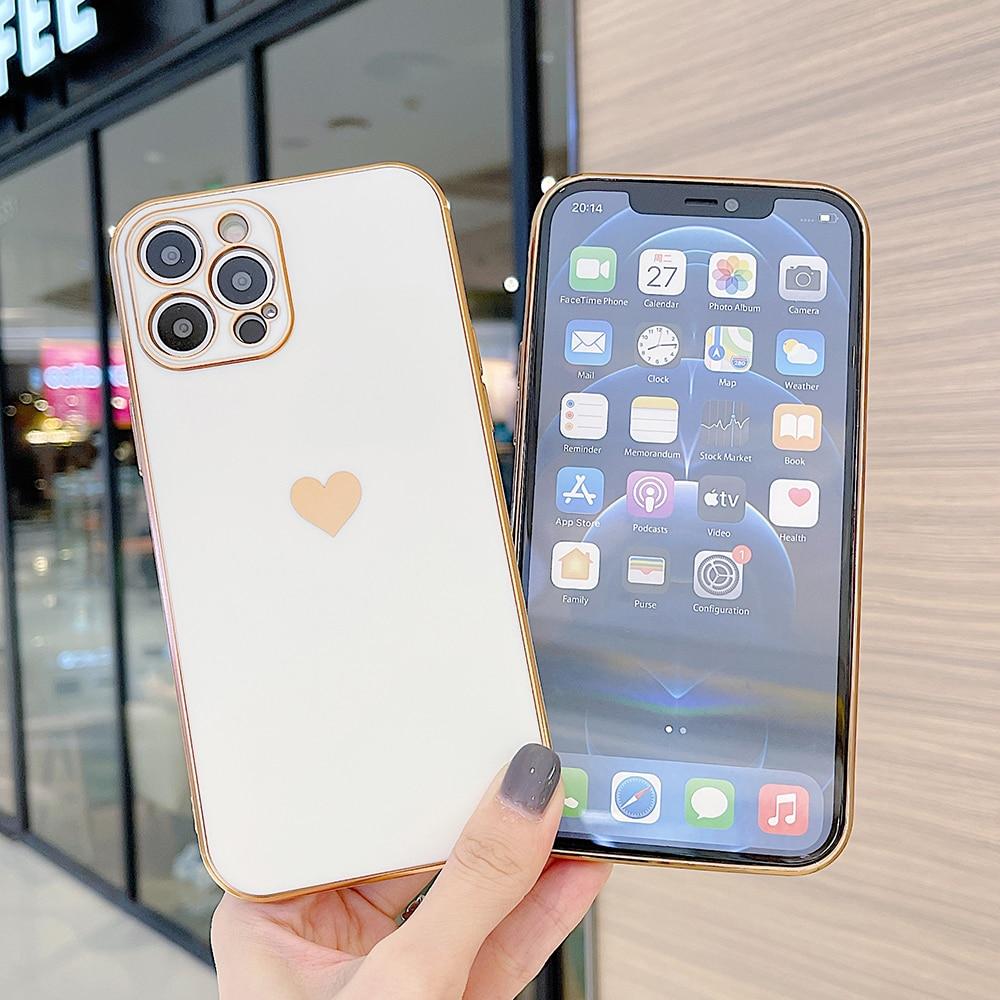 Love Heart Full Cover pouzdro na iPhone