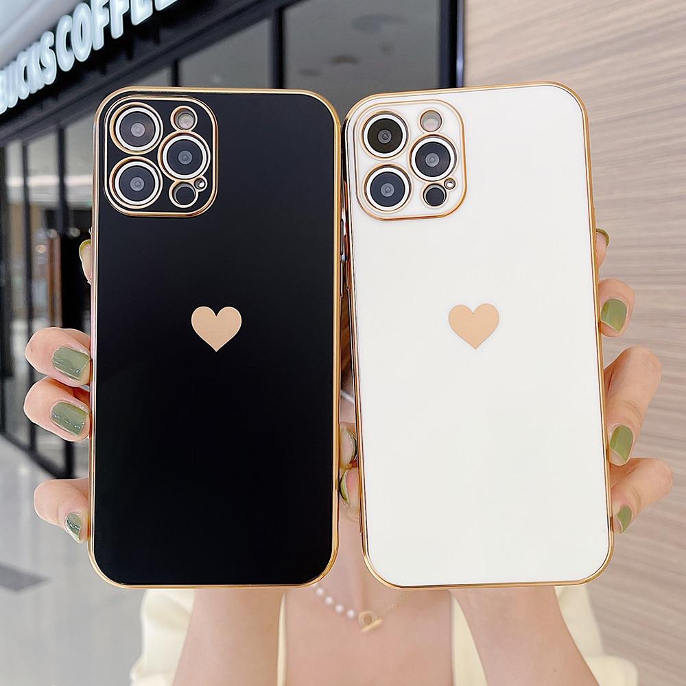 Love Heart Full Cover pouzdro na iPhone