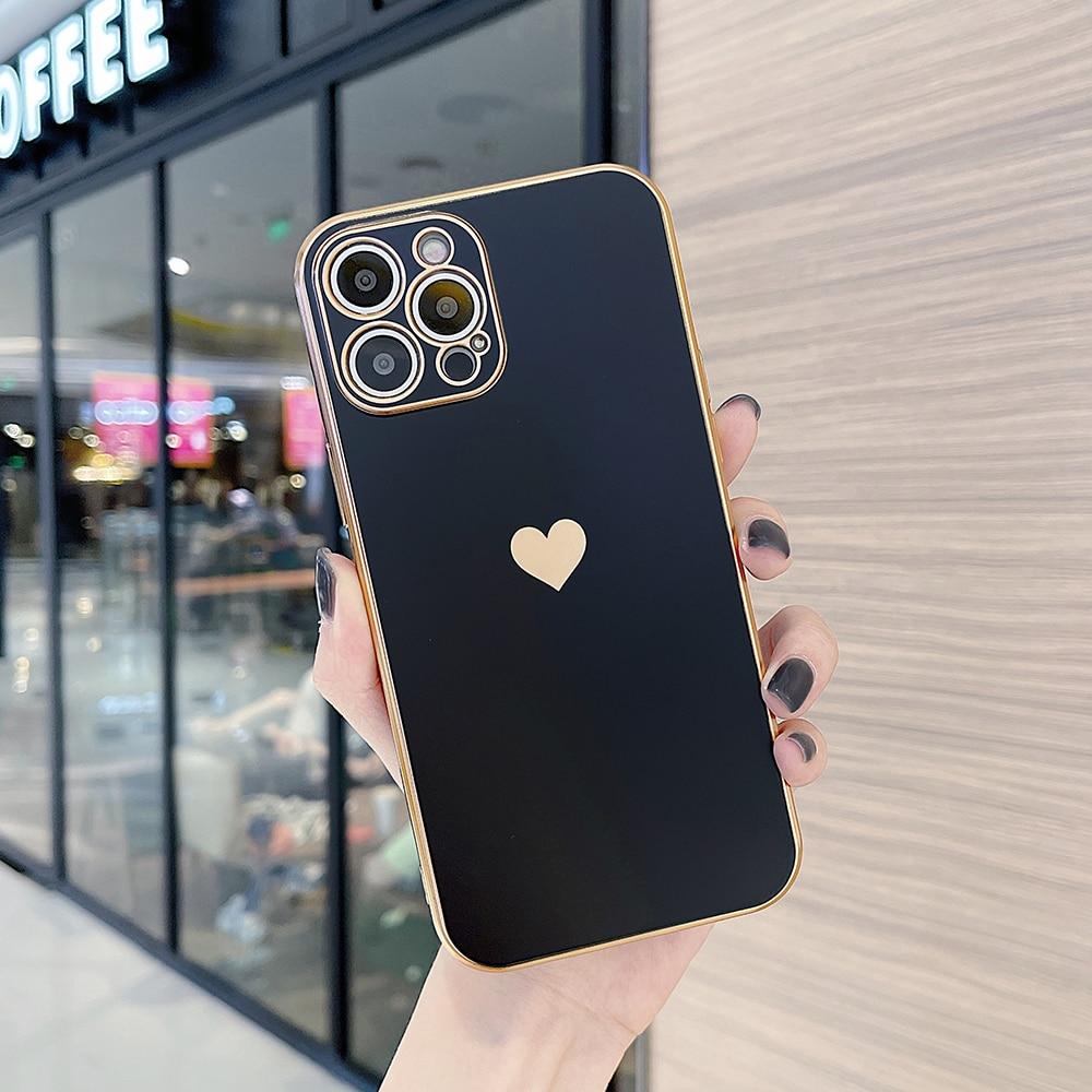 Love Heart Full Cover pouzdro na iPhone