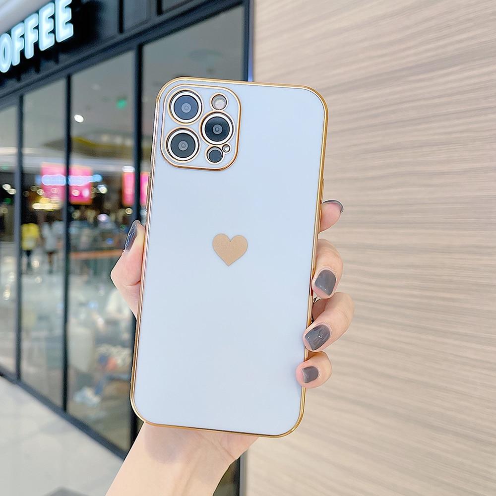 Love Heart Full Cover pouzdro na iPhone