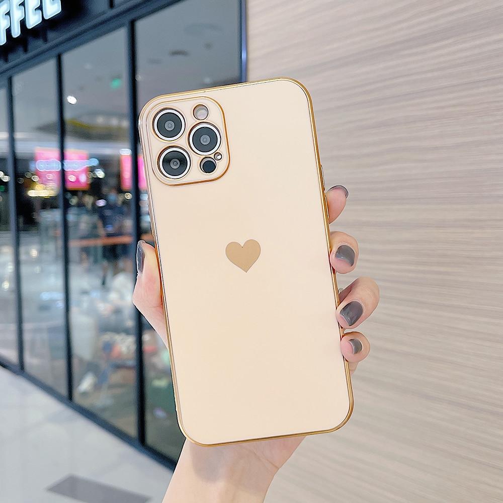 Love Heart Full Cover pouzdro na iPhone