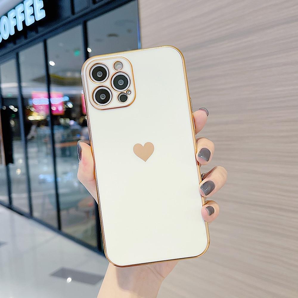 Love Heart Full Cover pouzdro na iPhone