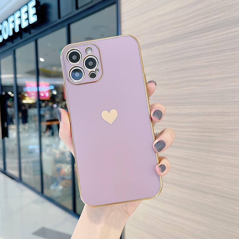 Love Heart Full Cover pouzdro na iPhone