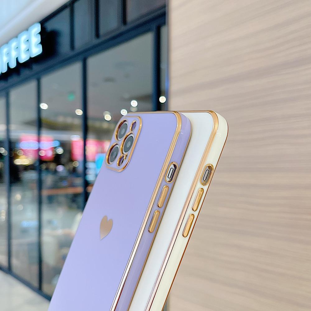 Love Heart Full Cover pouzdro na iPhone