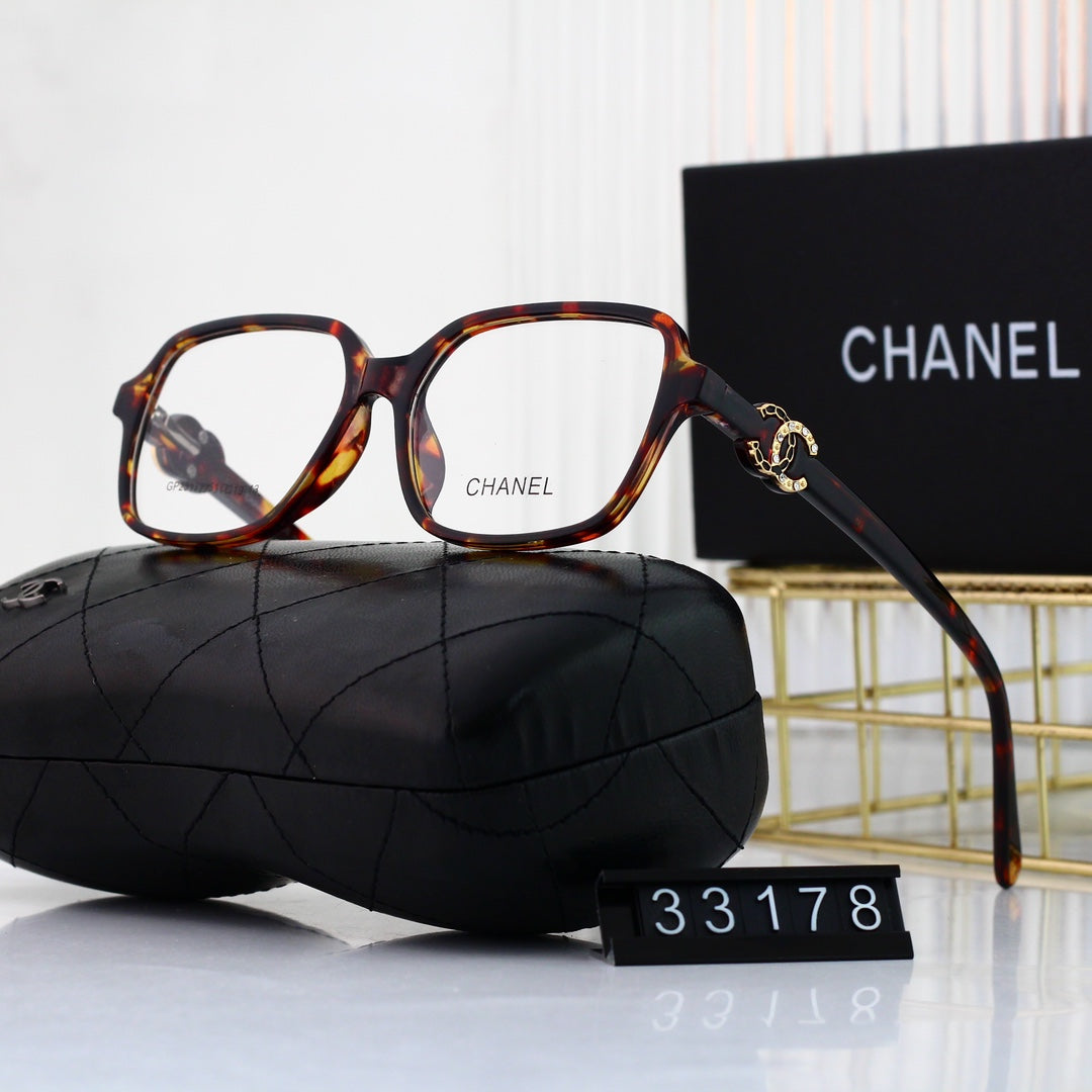 Firkantede diamantlogobriller