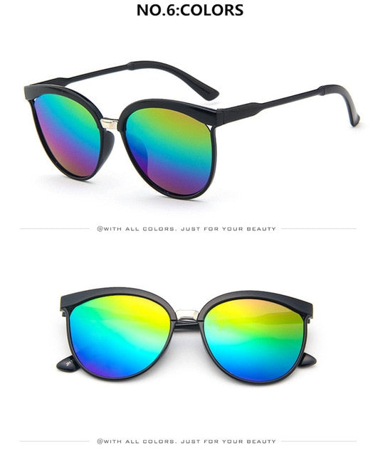 Gafas De Sol De marca De ojo De gato para mujer, Gafas De Sol De plástico De lujo, Gafas clásicas Retro Para exteriores, Gafas De Sol