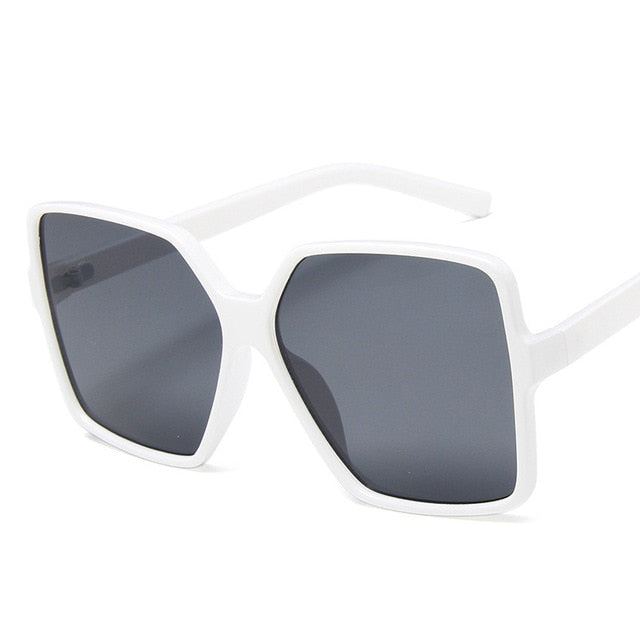 Higody Fashion Dámské nadměrné sluneční brýle Gradient Plast Značka Návrhář Dámské sluneční brýle UV400 lentes de sol mujer