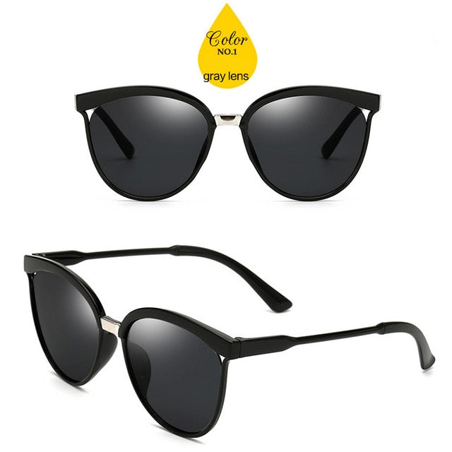 LeonLion Candies Brand Designer Cat Eye Solbriller Damer Luksus plastik solbriller Klassiske Retro Udendørs Oculos De Sol Gafas