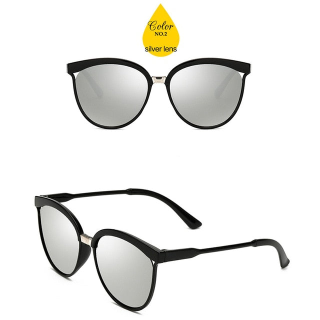 LeonLion Candies Brand Designer Cat Eye Solbriller Damer Luksus plastik solbriller Klassiske Retro Udendørs Oculos De Sol Gafas
