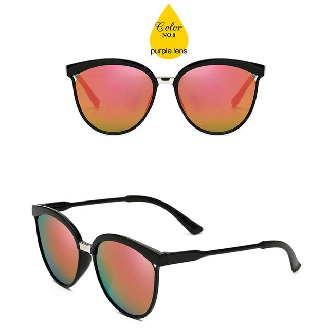 LeonLion Candies Brand Designer Cat Eye Solbriller Damer Luksus plastik solbriller Klassiske Retro Udendørs Oculos De Sol Gafas