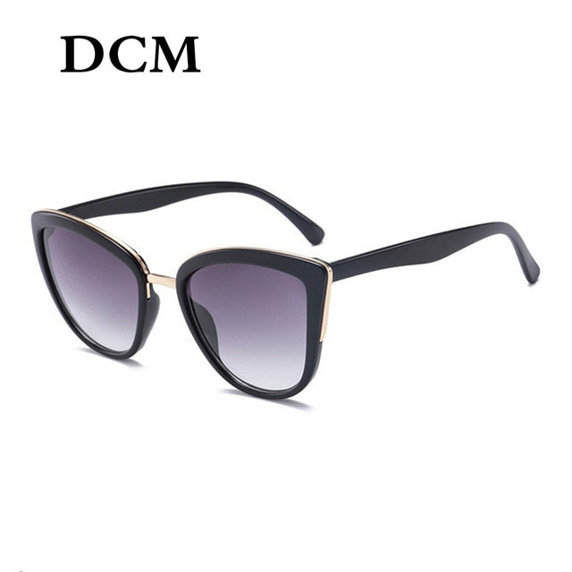Sluneční brýle DCM Cateye Dámské Vintage brýle s přechodem Retro kočičí brýle Sluneční brýle Dámské brýle UV400
