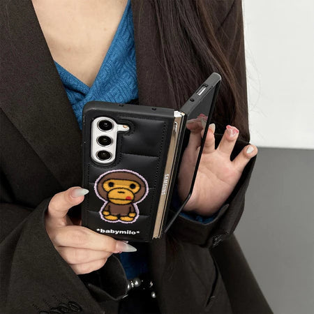 Capa Baby Monkey Samsung Galaxy/dobrável e flip