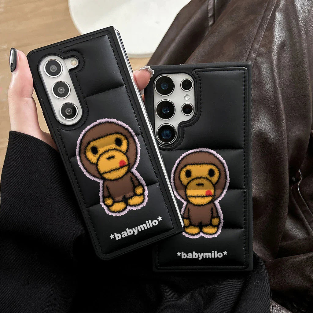 Capa Baby Monkey Samsung Galaxy/dobrável e flip