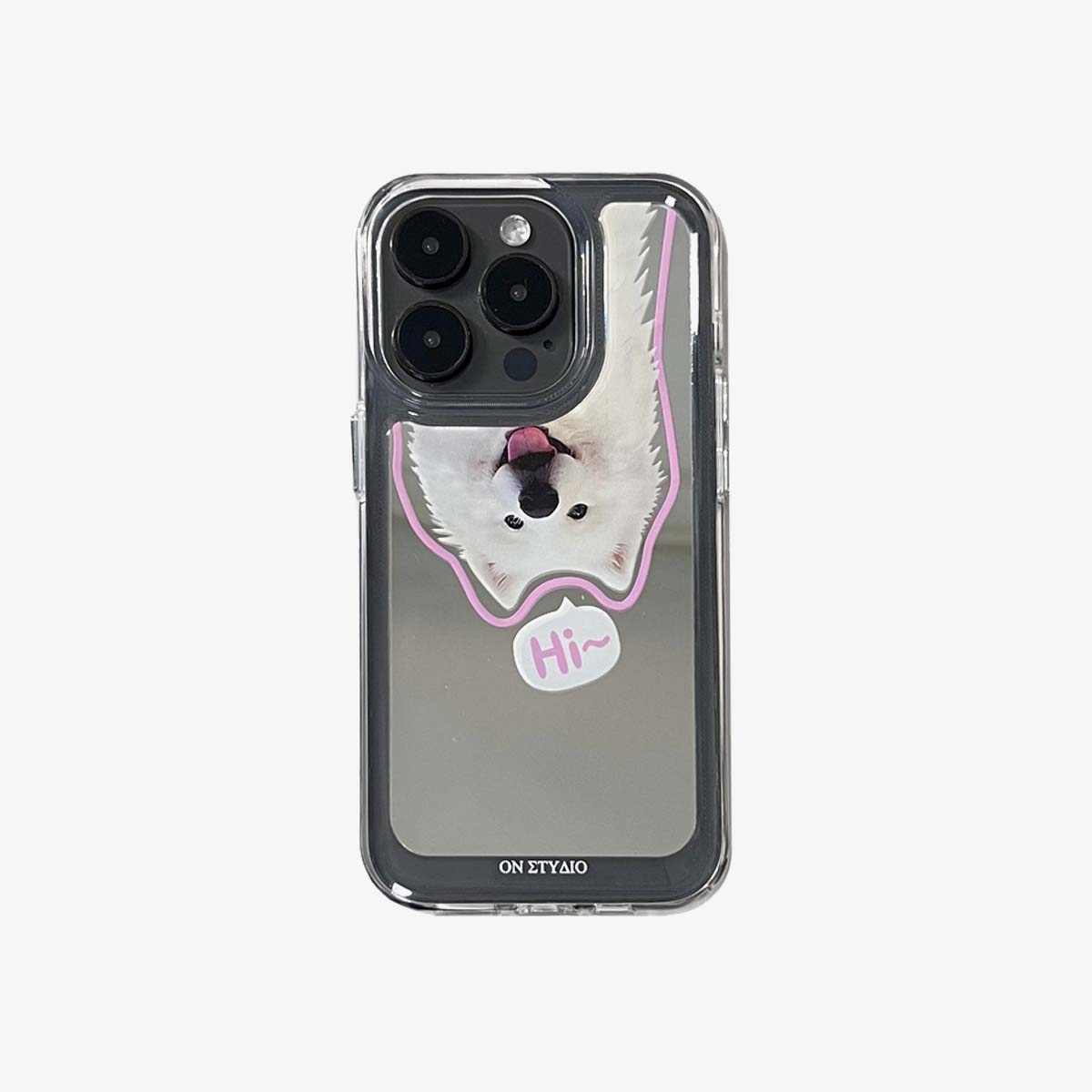Zrcadlové pouzdro na iPhone | Couple Cats & Dogs Ahoj (kupte 2 a získejte 50% slevu na jeden)