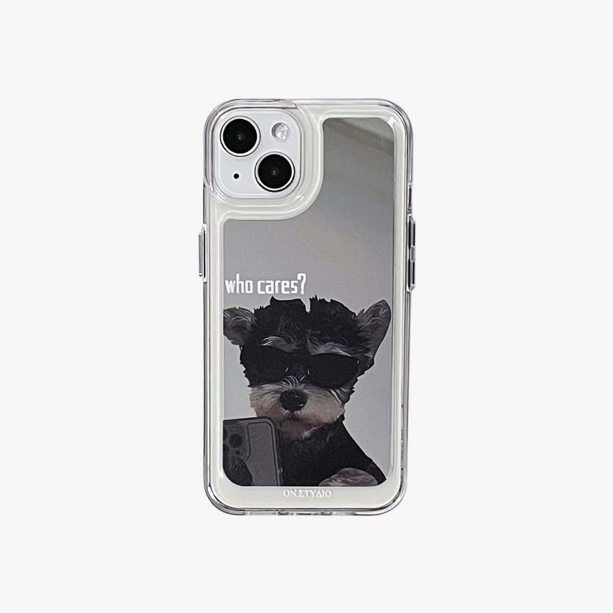 Zrcadlové pouzdro na iPhone | Couple Dogs I Am Fine (kupte 2 a získejte 50% slevu na jeden)