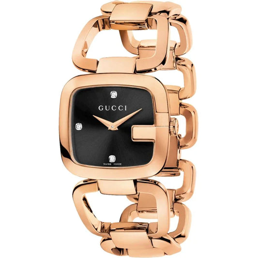 Gcci Ladies G-Gucci Rose Gold Watch